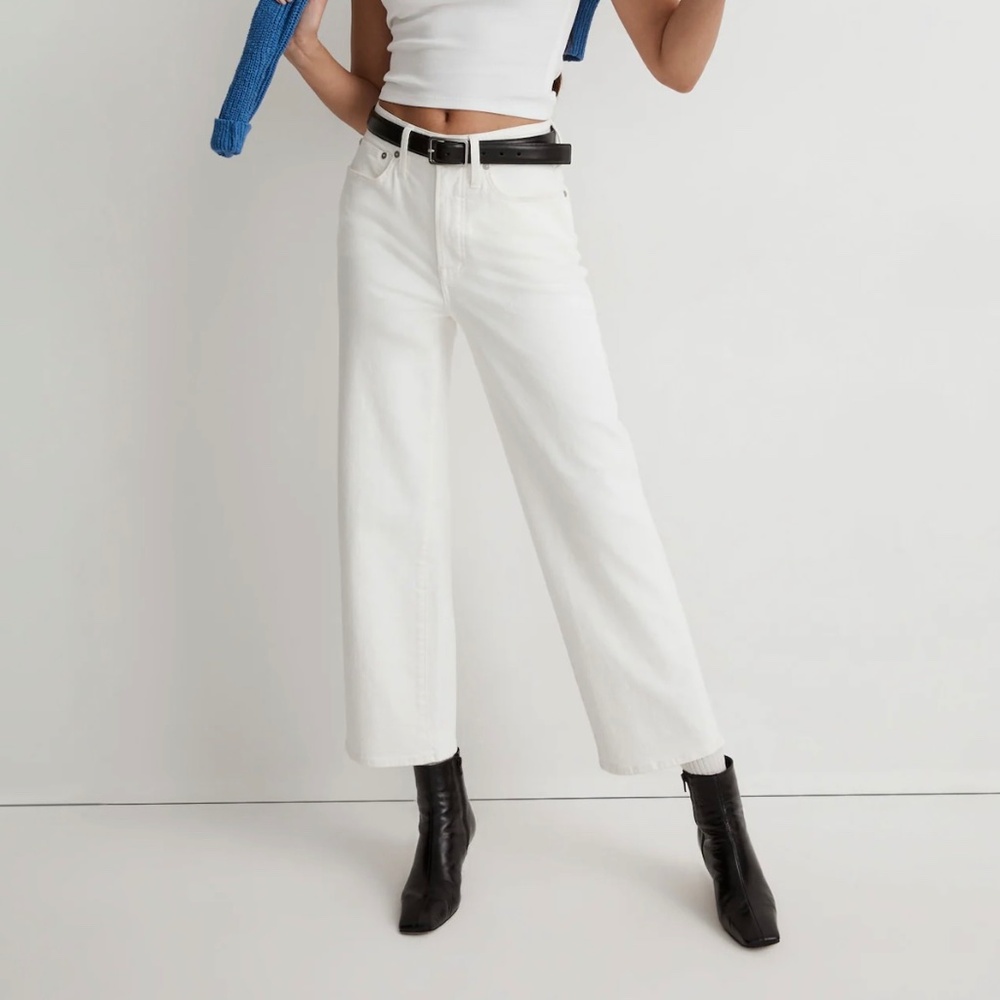 Madewell Perfect Vintage Wide Leg Crop Jean